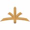 Ekena Millwork Davenport Rough Sawn Timber Gable Bracket, Western Red Cedar, 48"W x 24"H x 2"D x 4"F, 12/12 Pitch GBW048X24X0204DAV00RWR - alternate 1